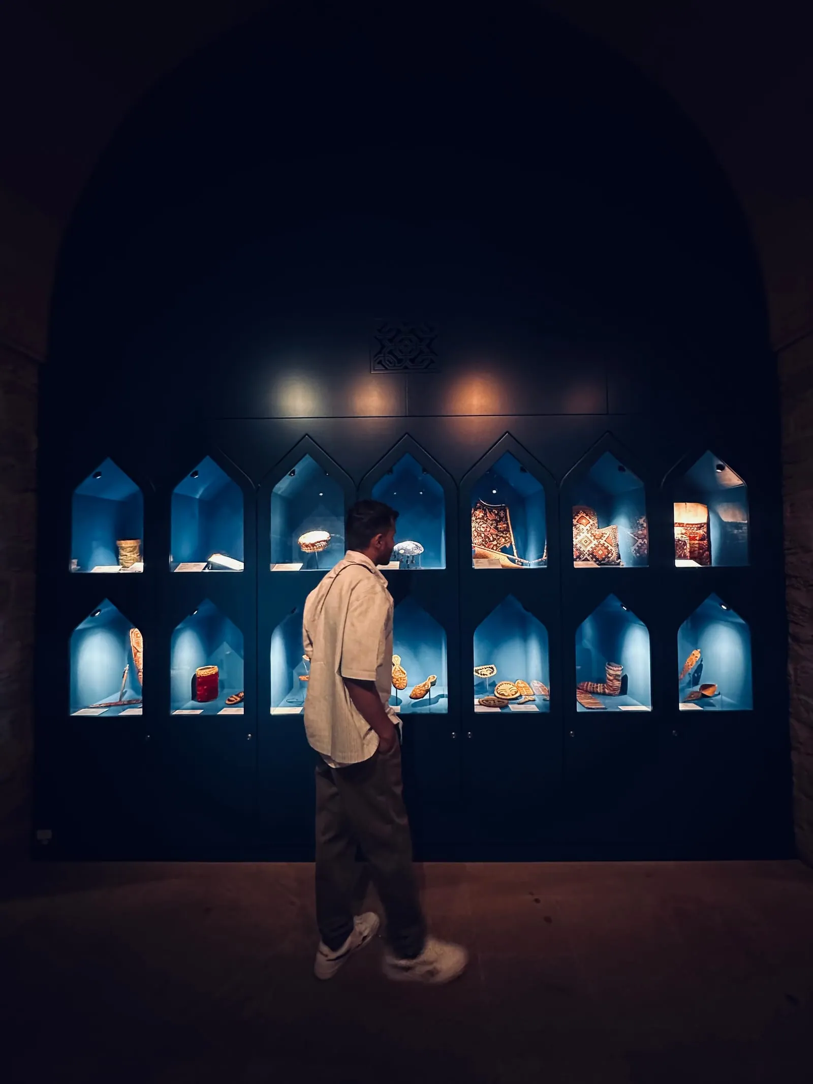 picture of myself inside Palace of the Shirvanshahs