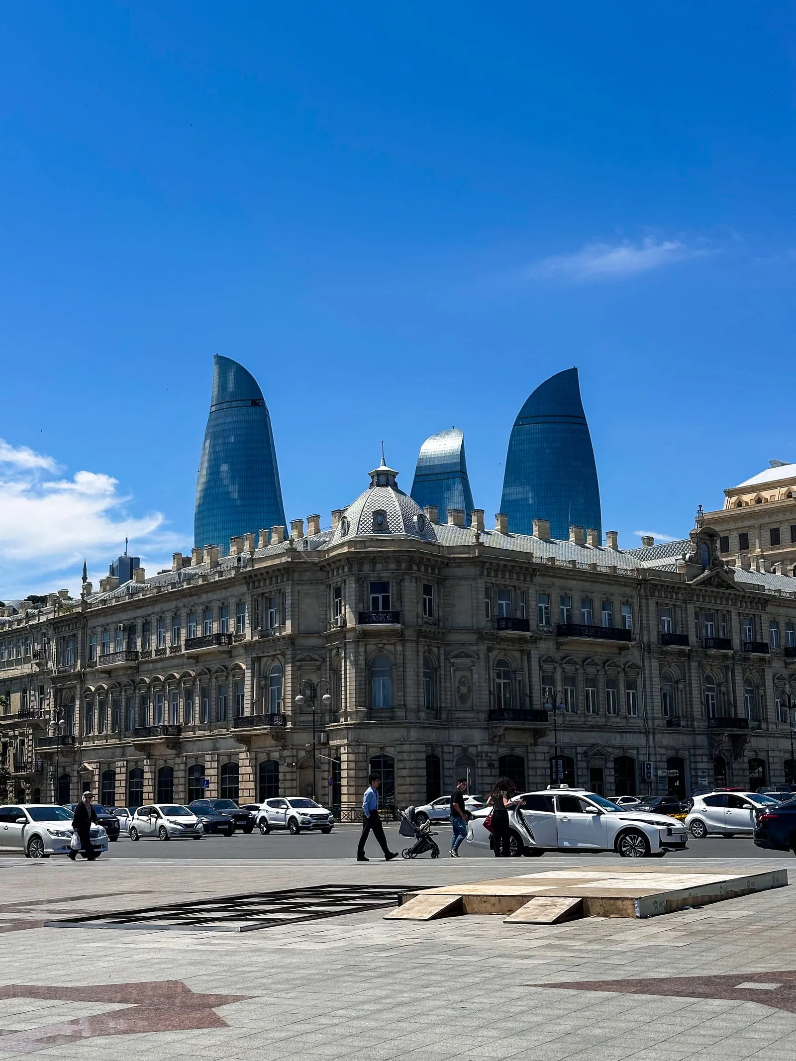 a beautiful building in baku