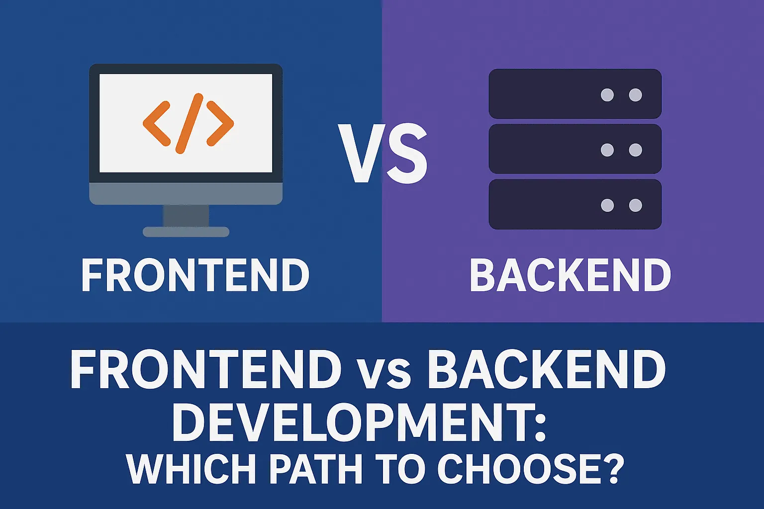Frontend vs Backend