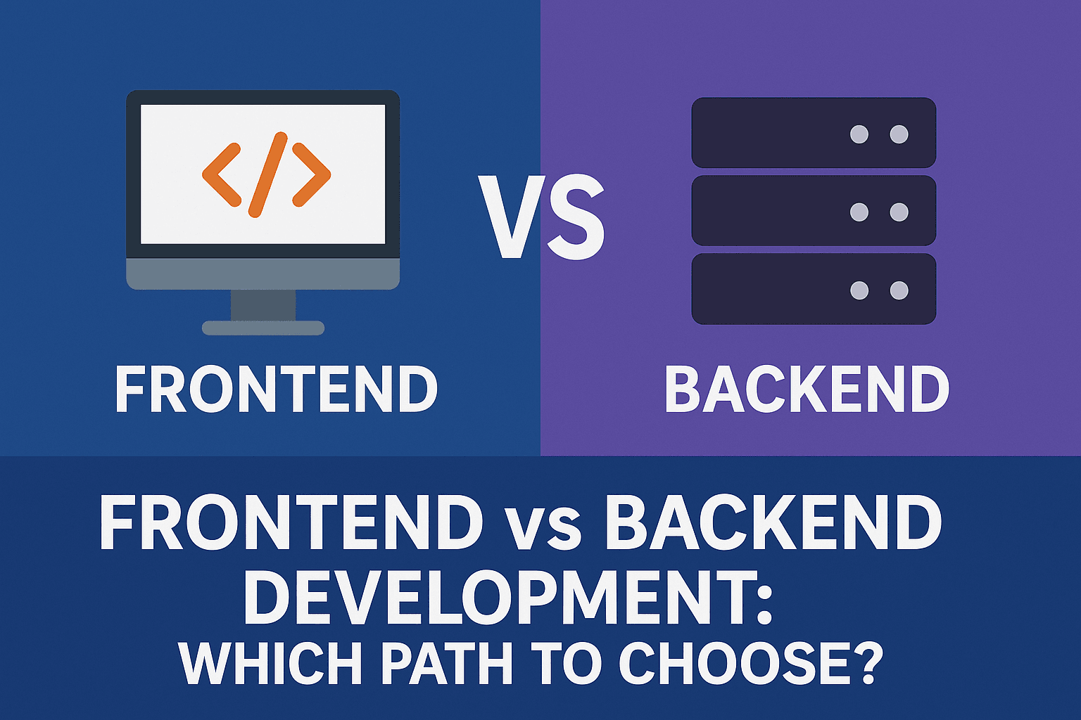 Frontend vs Backend