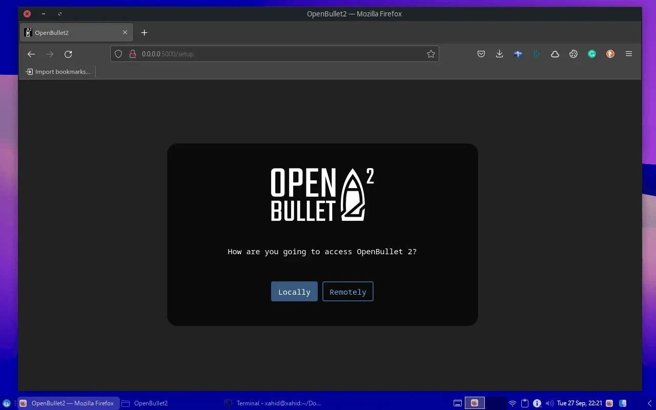 Openbullet on Linux Step Four